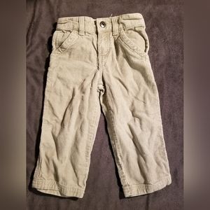 Sonoma Cream 2T Corduroy Pants